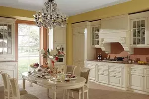 Neoclassic stiliaus virtuvė: 70 dizaino parinktys su nuotraukomis ir patarimais 9805_1