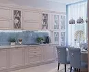 آشپزخانه سبک نئوکلاسیک: 70 گزینه های طراحی با عکس ها و نکات در طراحی 9805_100