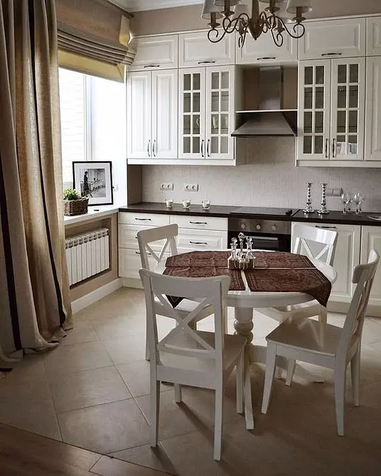 Stil NeOclassic Kitchen: 70 Għażliet ta 'Disinn b'Ritratti u pariri dwar id-disinn 9805_104