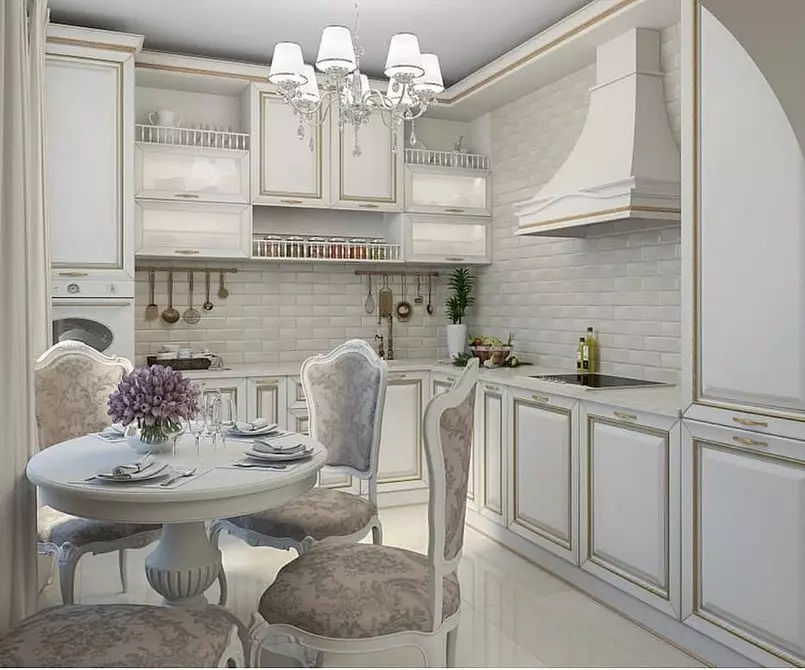 新古典风格厨房：70个设计选项，有照片和设计提示 9805_112