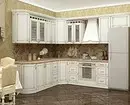 Neoklassiskā stila virtuve: 70 dizaina iespējas ar fotogrāfijām un padomiem par dizainu 9805_128
