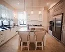 Neoklassiskā stila virtuve: 70 dizaina iespējas ar fotogrāfijām un padomiem par dizainu 9805_42