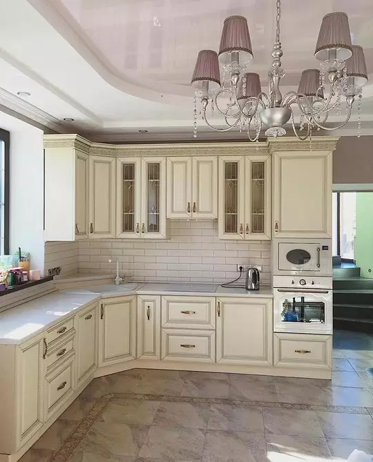 Neoclassic stiliaus virtuvė: 70 dizaino parinktys su nuotraukomis ir patarimais 9805_88