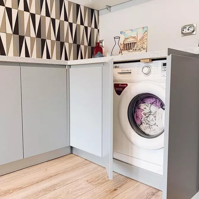कपड़े धोने की मशीन को समायोजित करने के लिए 5 स्थान (बाथरूम को छोड़कर) 9812_15