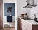 White and Gray: 25+ Prachtige keukens met gekleurde gevels 9815_17