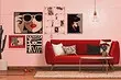 Czerwony w projekcie mieszkania: 11 Sowietów na kombinacji i 40 przykładach użytkowania
