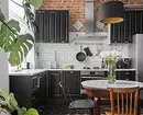 Turun putih dan kelabu: 25+ dapur yang menakjubkan dengan facades berwarna 9815_58