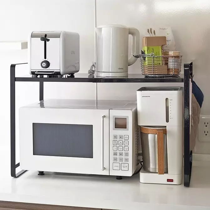 8 praktičnih mogućnosti smještaja u kuhinji plitkih kućanskih aparata 9829_6