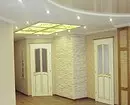 בחר את התקרה למתוח במסדרון: סוגי ואפשרויות עיצוב עם תמונות 9838_101