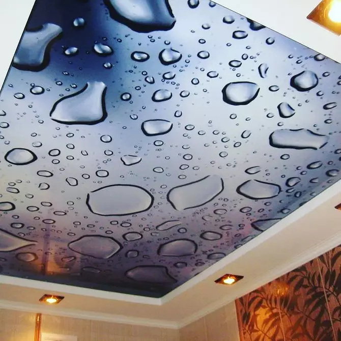 Selezionare il soffitto elasticizzato nel corridoio: tipi e opzioni di progettazione con le foto 9838_51