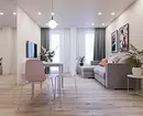 9 Options de conception pour Apartment-Studio 25 m² et photos pouvant être inspirées 9843_75
