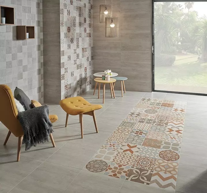 Laying tiles in the style of Patchwork: how and where to implement a fashionable reception 9854_26