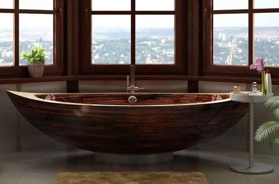 Drevené kúpele a umývadlá: 52 Štýlové príklady 9856_13