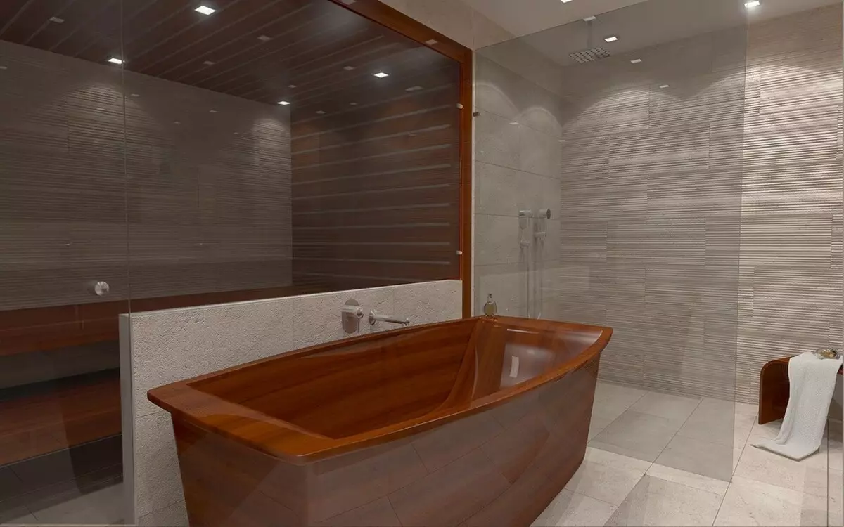 Drevené kúpele a umývadlá: 52 Štýlové príklady 9856_65