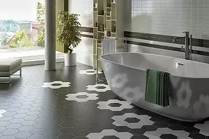 Tile lem kanggo kamar mandi: Apa sing luwih apik kanggo milih lan ngapa 9864_1