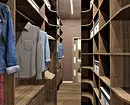 Dressing Room Modern mill-Kamra tal-Ħażna: Għajnuniet għall-Arranġament u 50+ Eżempji ta 'Mili ta' Suċċess 9868_17