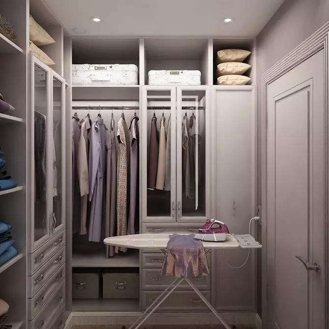Modern dressing room from storage room: arrangement tips and 50+ successful filling examples 9868_90