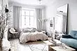 Скандинавски стил в спалнята Интериор: 50 красиви примера