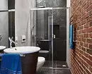 Bathroom ea Loft: Tataiso bakeng sa khetho ea lisebelisoa le lisebelisoa 9874_112