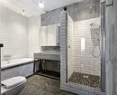 Bathroom ea Loft: Tataiso bakeng sa khetho ea lisebelisoa le lisebelisoa 9874_60