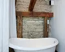 Bathroom ea Loft: Tataiso bakeng sa khetho ea lisebelisoa le lisebelisoa 9874_75