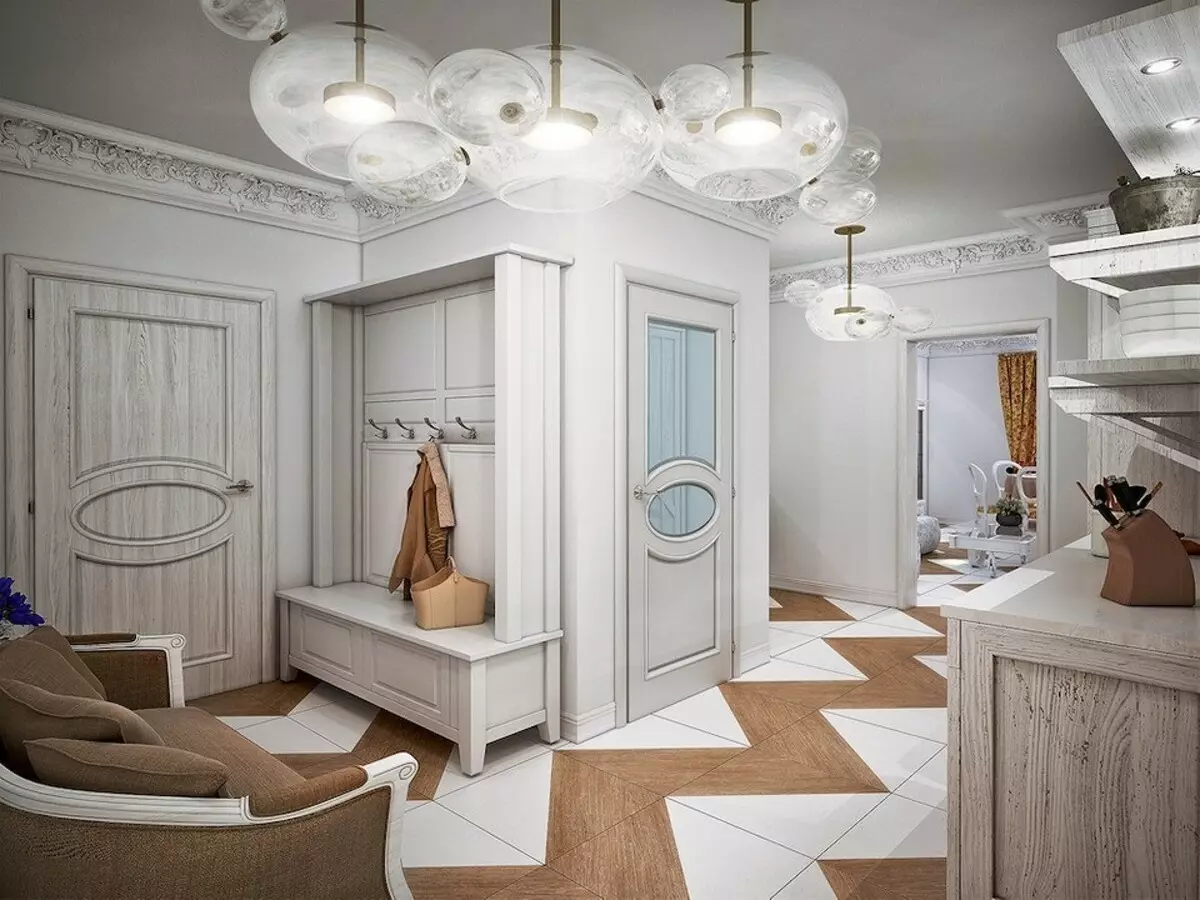 Snježni bijeli apartman za tri generacije uređena u duhu klasičnog romantizma 9886_7