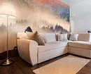 リビングルームの壁壁画インテリア：60歳以上の美しいソリューション 9888_100