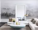 Vægmaleri i stuen interiør: 60 + smukke løsninger 9888_2