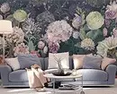 リビングルームの壁壁画インテリア：60歳以上の美しいソリューション 9888_28