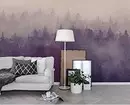 Perete mural în camera de zi interior: 60 de soluții frumoase 9888_82