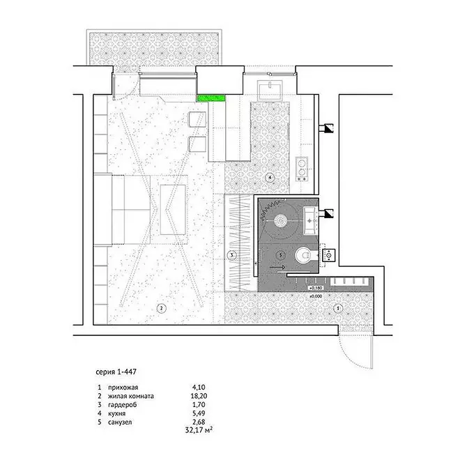 Dizajn malog hodnika u Hruščev: Tajne kompetentnog dizajna 9913_83