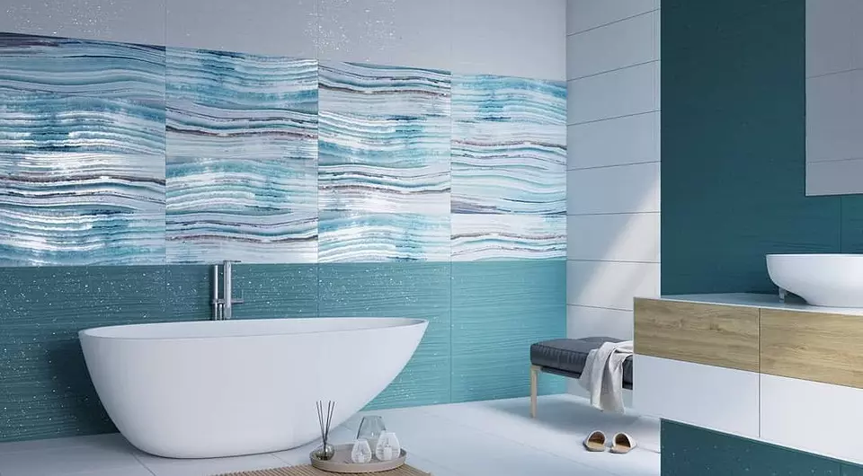 Hur man väljer badrumsplattor: Jämför storlekar, Färg och design 9919_24