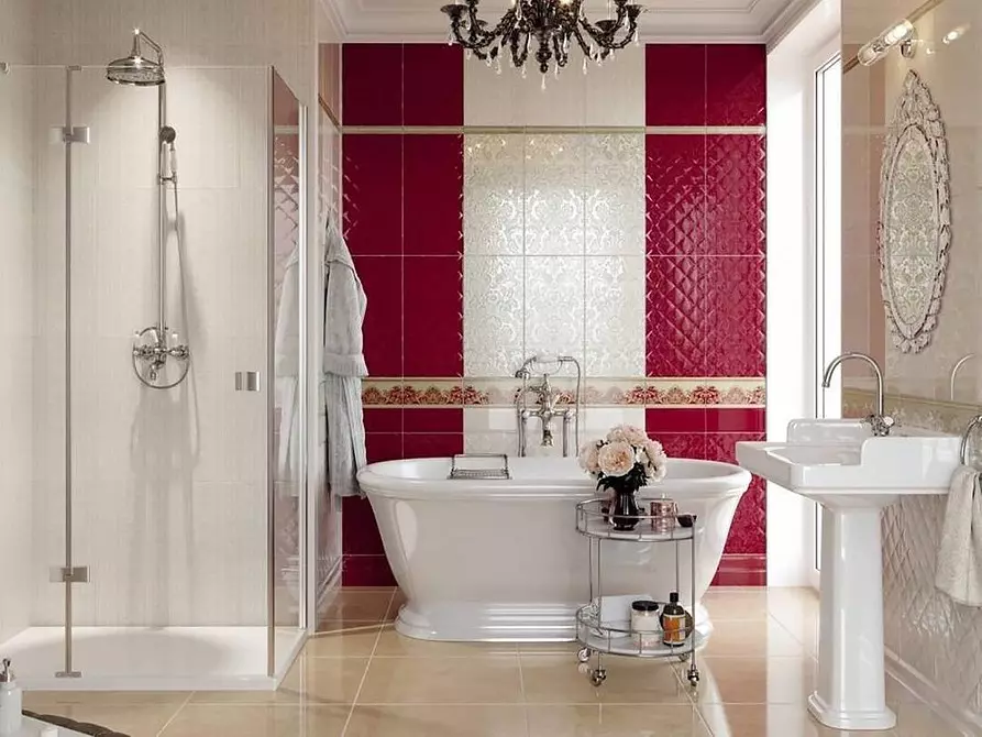 Kā izvēlēties vannas istabas flīzes: salīdziniet izmērus, krāsu un dizainu 9919_31