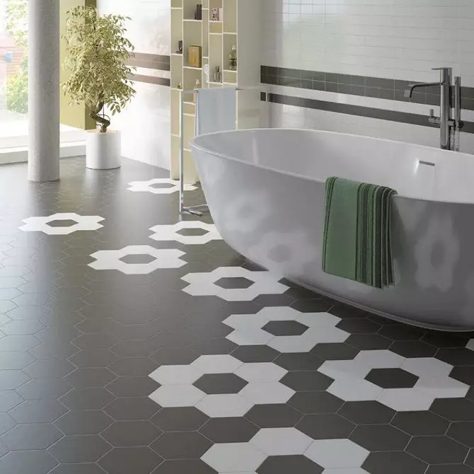 Hogyan válasszunk fürdőszobás csempe: Méretek, szín és design összehasonlítása 9919_40
