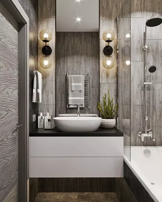 Hoe een badkamer te kiezen: vergelijk maten, kleur en ontwerp 9919_70