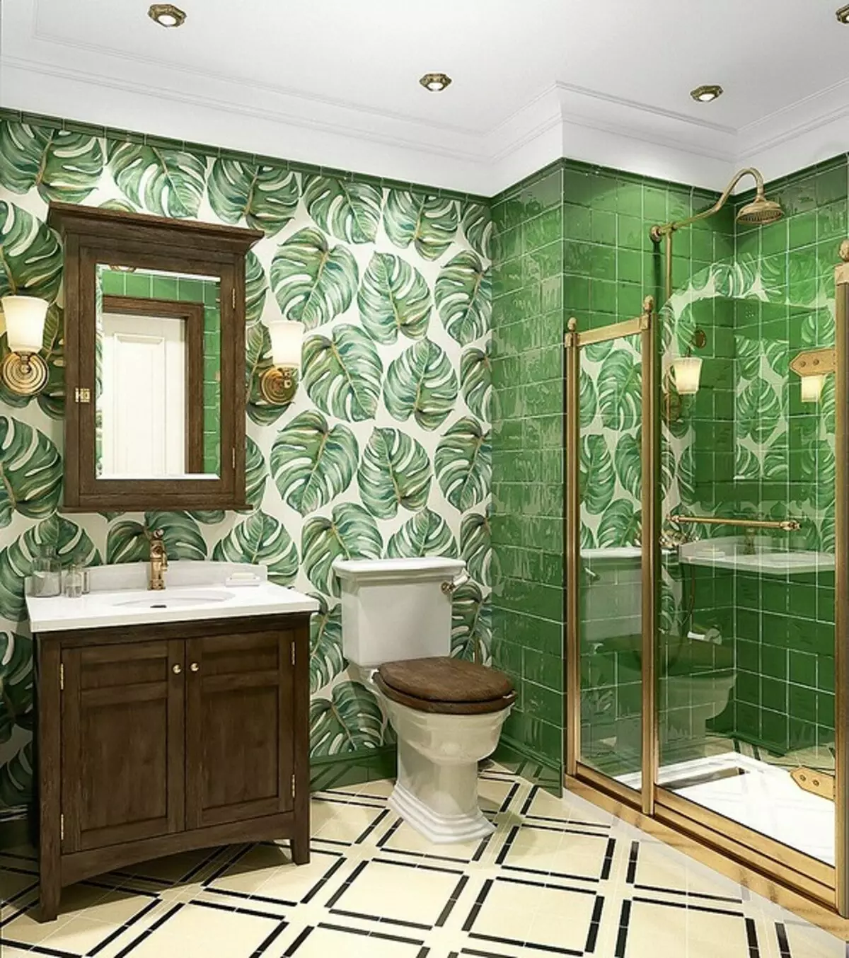 12 projets de design de salles de bains qui ne vous laisseront pas indifférents 9934_53