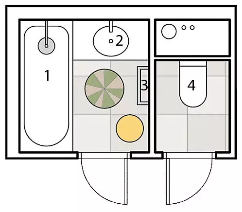12 बाथरुमचे डिझाइन प्रकल्प जे आपल्याला उदासीन सोडणार नाहीत 9934_59