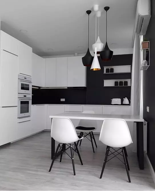 Hoods dans l'intérieur de la cuisine: plus de 30 idées de design pour hébergement harmonieux 9935_10