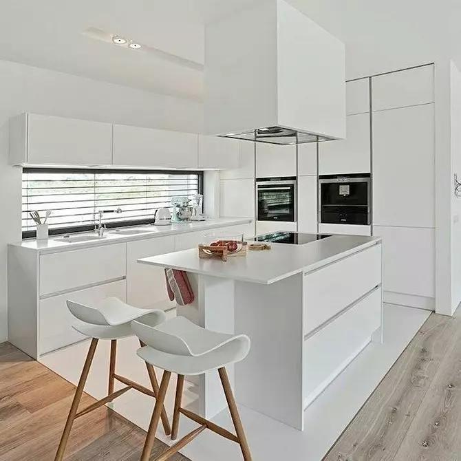Kapuuts köögis sisustus: 30+ disaini ideed harmoonilise majutuse jaoks 9935_16