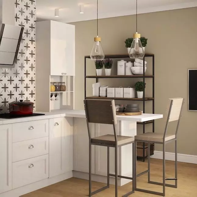 Kukety v interiéru kuchyně: 30+ designové nápady pro harmonické ubytování 9935_30