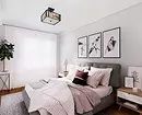 Scandinavian Style Sa Bedroom Interior: 50 Magagandang halimbawa 9947_10
