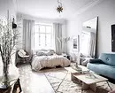 斯堪的納維亞風格在臥室內部：50個美麗的例子 9947_103