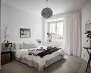 Skandinawiese styl in die slaapkamer Binne: 50 pragtige voorbeelde 9947_12