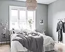 Скандинавски стил во спалната соба Внатрешност: 50 убави примери 9947_17