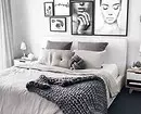 Скандинавски стил в спалнята Интериор: 50 красиви примера 9947_31
