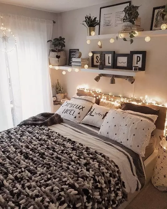 Skandynawski styl w sypialni wnętrze: 50 pięknych przykładów 9947_51