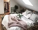 Skandinawiese styl in die slaapkamer Binne: 50 pragtige voorbeelde 9947_68