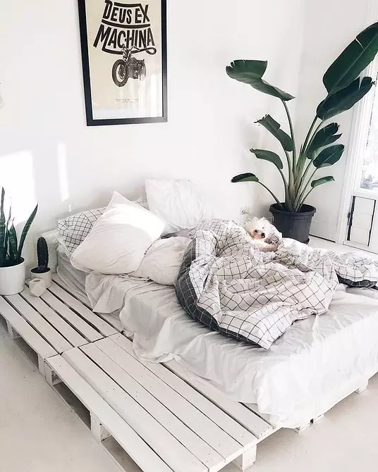 Skandynawski styl w sypialni wnętrze: 50 pięknych przykładów 9947_71