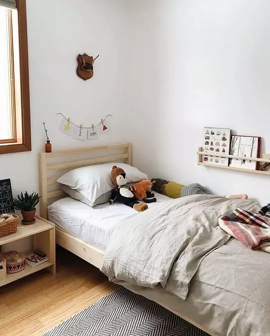 Stile scandinavo nell'interno della camera da letto: 50 bellissimi esempi 9947_96