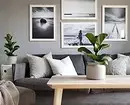 Bagaimana untuk menghiasi dinding di atas sofa: idea yang mudah dan rumit 9959_5